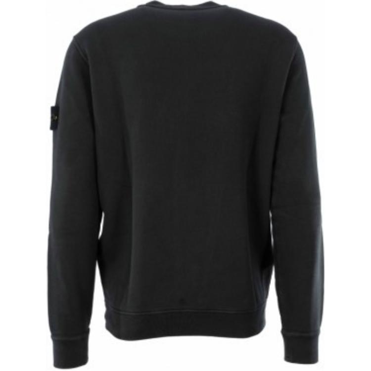 STONE ISLAND Окрашенная толстовка Свинцово-серый Мужские топы 811561241-V0162