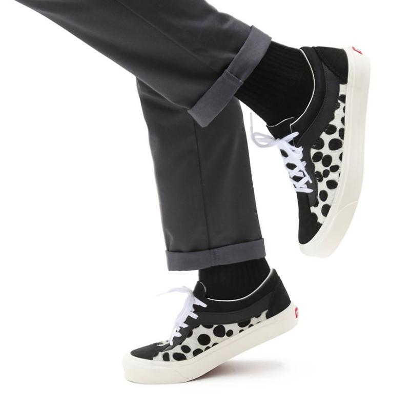 Vans Bold Ni Низкие кеды для скейтбординга Унисекс Кроссовки Черный Белый VN0A5DYA9HD