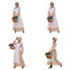 Halloween Rural Girls Cosplay Dress With Polyester Fabric And Whimsical Theme For Women