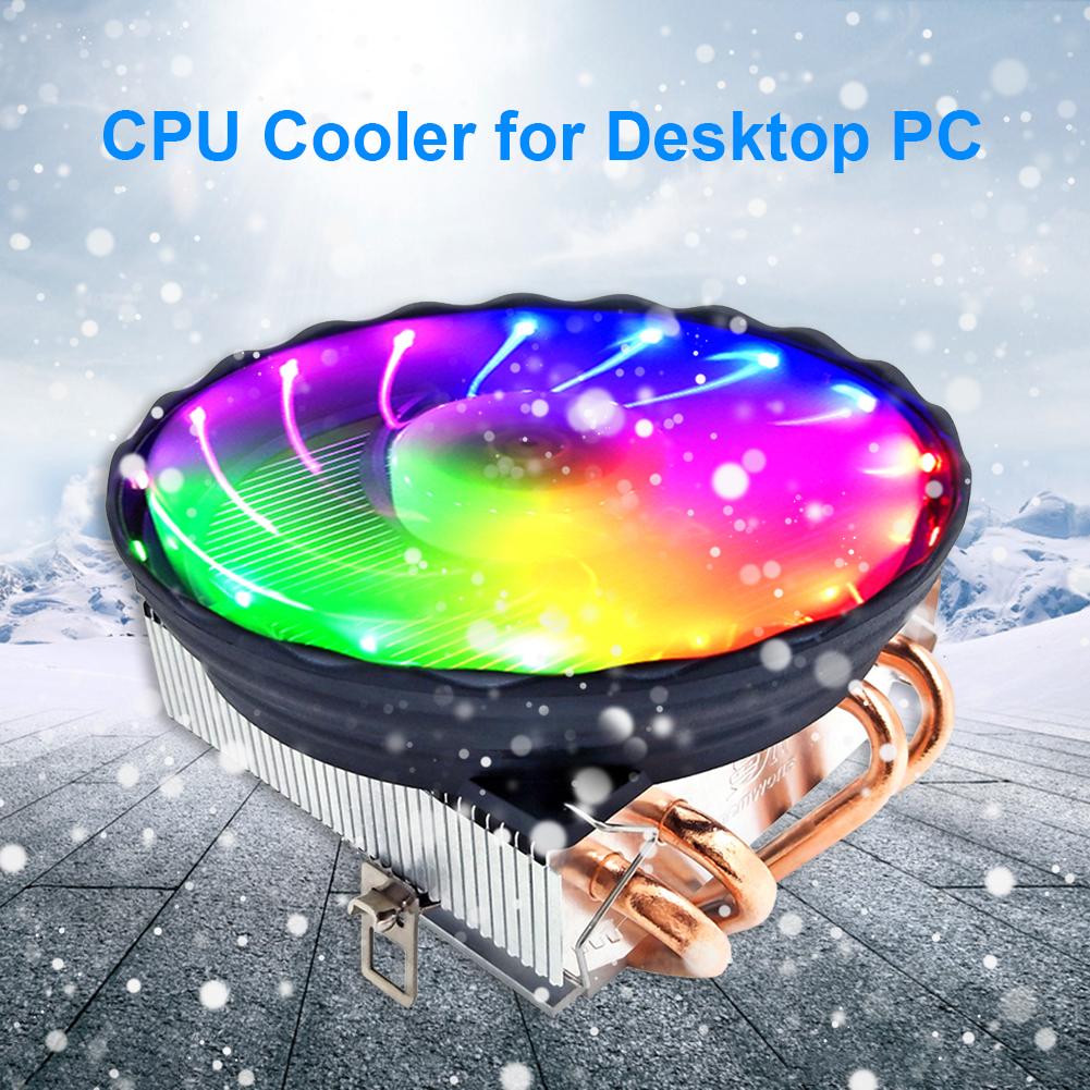 SNOWMAN 4 тепловые трубки процессорный кулер 120 мм PWM 4-контактный ПК радиатор тихий вентилятор охлаждения