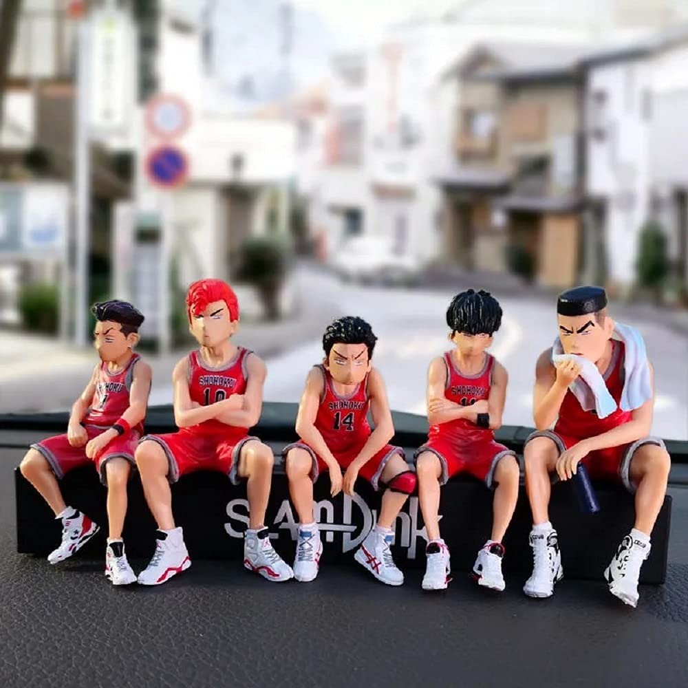 Фигурка Denyeet Slam Dunk Hanamichi Sakuragi Ryota Miyagi Hisashi Mitsui Kaede Rukawa Модель игрушечного украшения автомобиля Аниме Фигурка 8 см Все 5 типов прибл.