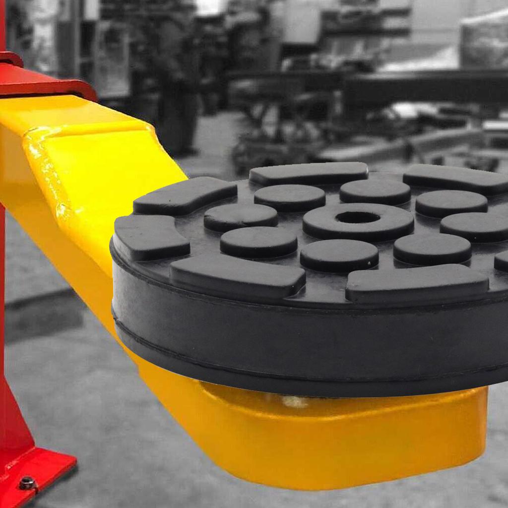 4 шт. подкладка для домкрата диаметром 120 мм, резиновая подкладка для подъема, рамный рельсовый адаптер для домкратов с боковой сваркой, автомобильный двухстоечный домкрат для подъема автомобиля