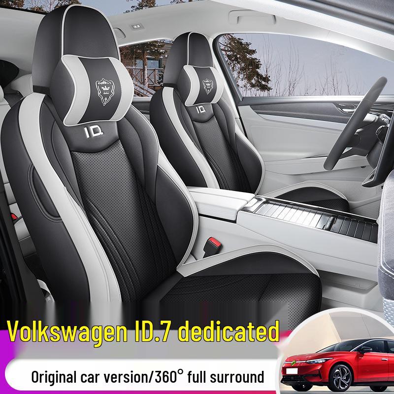 2024 VW ID.7 First Edition Кожаные чехлы на сиденья - Всесезонные, Дизайн с полным обхватом