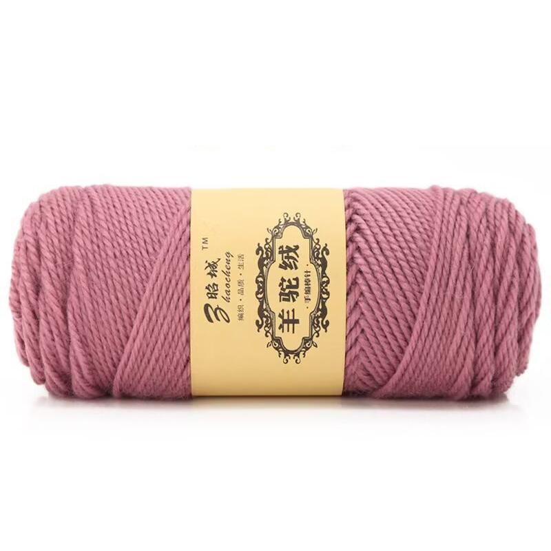 100 г/моток Мягкая и прочная камвольная пряжа ручной работы для вязания одеяла, свитера, шарфа