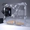 Seeds Cleaning Machine Bird Grain Cleaner, Adjustable Speed Winnower Machine, Transparent Acrylic Bean And Separator Shell Efficient Separation