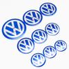 xyz1 For VW Golf 4 5 6 7 Polo GTI Passat 4Pcs 56/60/65/70/75/80/90/100/120mm 3D Car Wheel Stickers Center Hub Cap Emblem Badge Decal