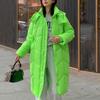 2023 New Cotton Padded Parkas Female Vintage Korean Clothes Hooded Long Jacket Windproof Winter Coats For Women