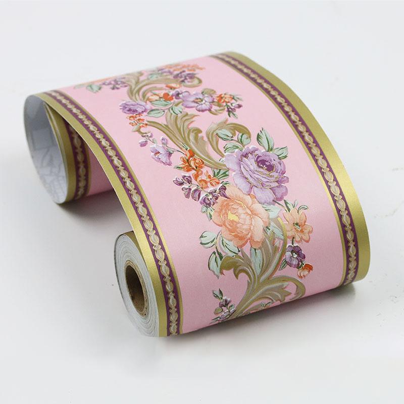 9 метров ПВХ водонепроницаемый линия талии пасторальный стиль самоклеящиеся настенные плинтусы линия обои декор гостиной бордюр настенная наклейка