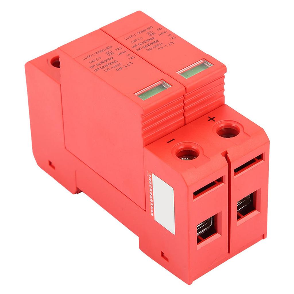 DC1000V 2P 20KA 40KA Защитное устройство от перенапряжения для дома Низковольтный разрядник