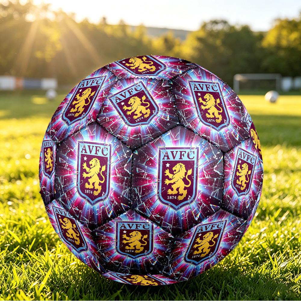 Футбольный мяч Aston Villa, размер 5, с принтом, противоскользящий, для взрослых, сувенир для футбольных фанатов