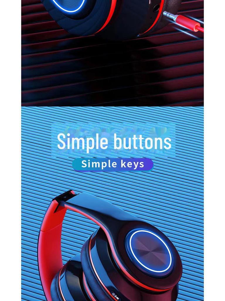 Яркая Bluetooth-гарнитура с мощными басами — беспроводные спортивные и игровые наушники