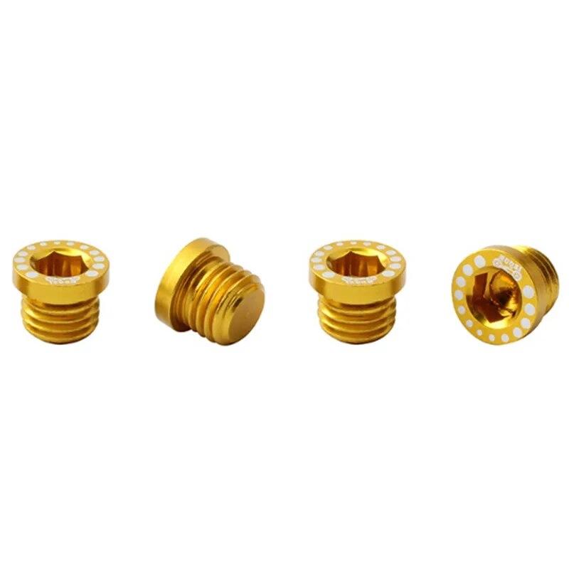 4 шт. тормозной винт для горного велосипеда, гайка из алюминиевого сплава V, тормозной винт M10, сверхлегкая монтажная головка, болты, гайки, пряжка