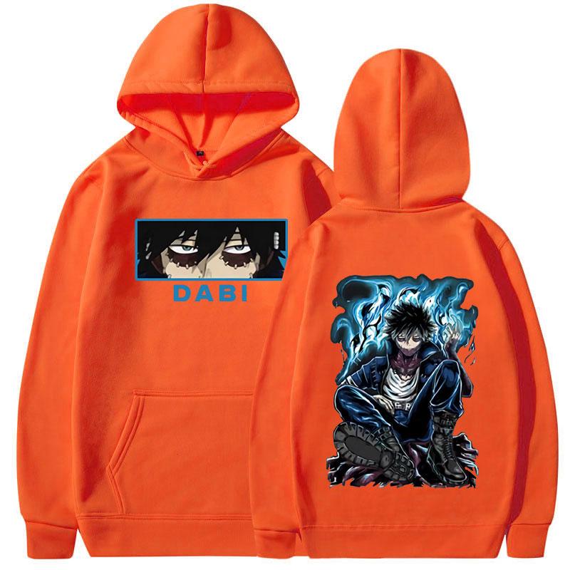 Толстовка с капюшоном «Мой герой Академии» в стиле аниме «Манга Тодороки Даби», толстовка с длинными рукавами и графикой, повседневные пуловеры большого размера, одежда унисекс