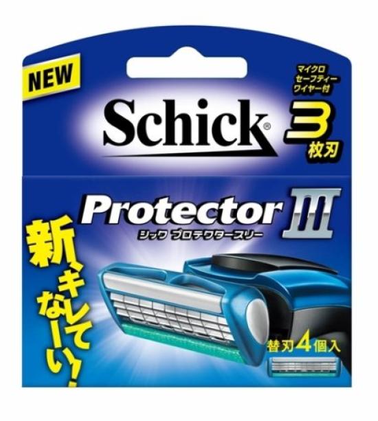 Schick Protector Three with 4 Spare Blades