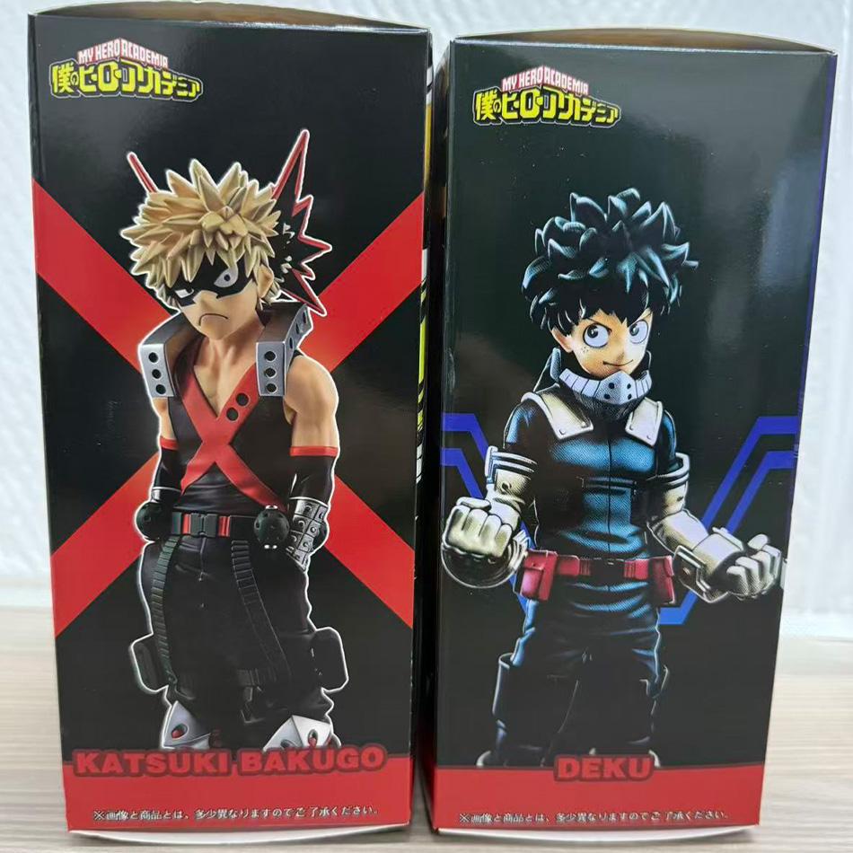 Bandai Anime My Hero Academia 17 см Фигура Изуку Мидория Кацуки Бакуго Модель куклы из ПВХ Коллекция для игрушек отаку