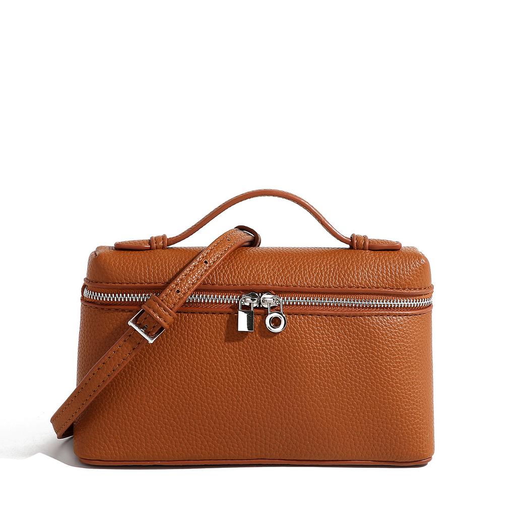 Мини Модная Сумка Ланчбокс из ПУ Кожи Женская Сумка Кроссбоди Маленькая Сумка 2025 Новая Сетевая Популярная Ручная Коробка Стиль для Леди