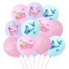 First Birthday Balloon Set Butterfly Printing Latex Balloon Decoration Wedding Arrangement Party Balloon Photo Props