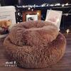 Pet Dog Bed Warm Fleece Round Dog Kennel House Long Plush Winter Pets Dog Beds For Medium Large Dogs Cats Soft Sofa Cushion Mats