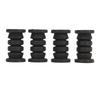 4 Pcs M10 10mm Shaft Swing Arm Mount Bushing Rubber Steel Alloy Shock Absorber Swingarm Installation Bushing for ATV
