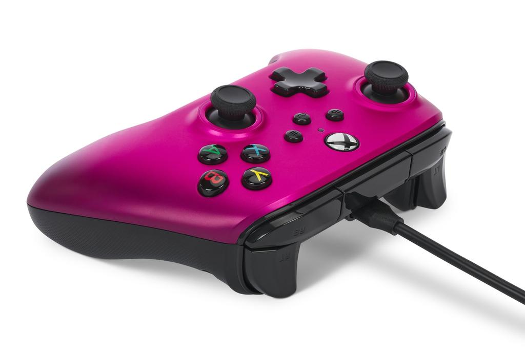 Год PowerA Advantage Проводной контроллер для Xbox Series Satin Fuchsia Функция двойной вибрации для Xbox Series PC Windows [2 Гарантия] XS - XS 10/11