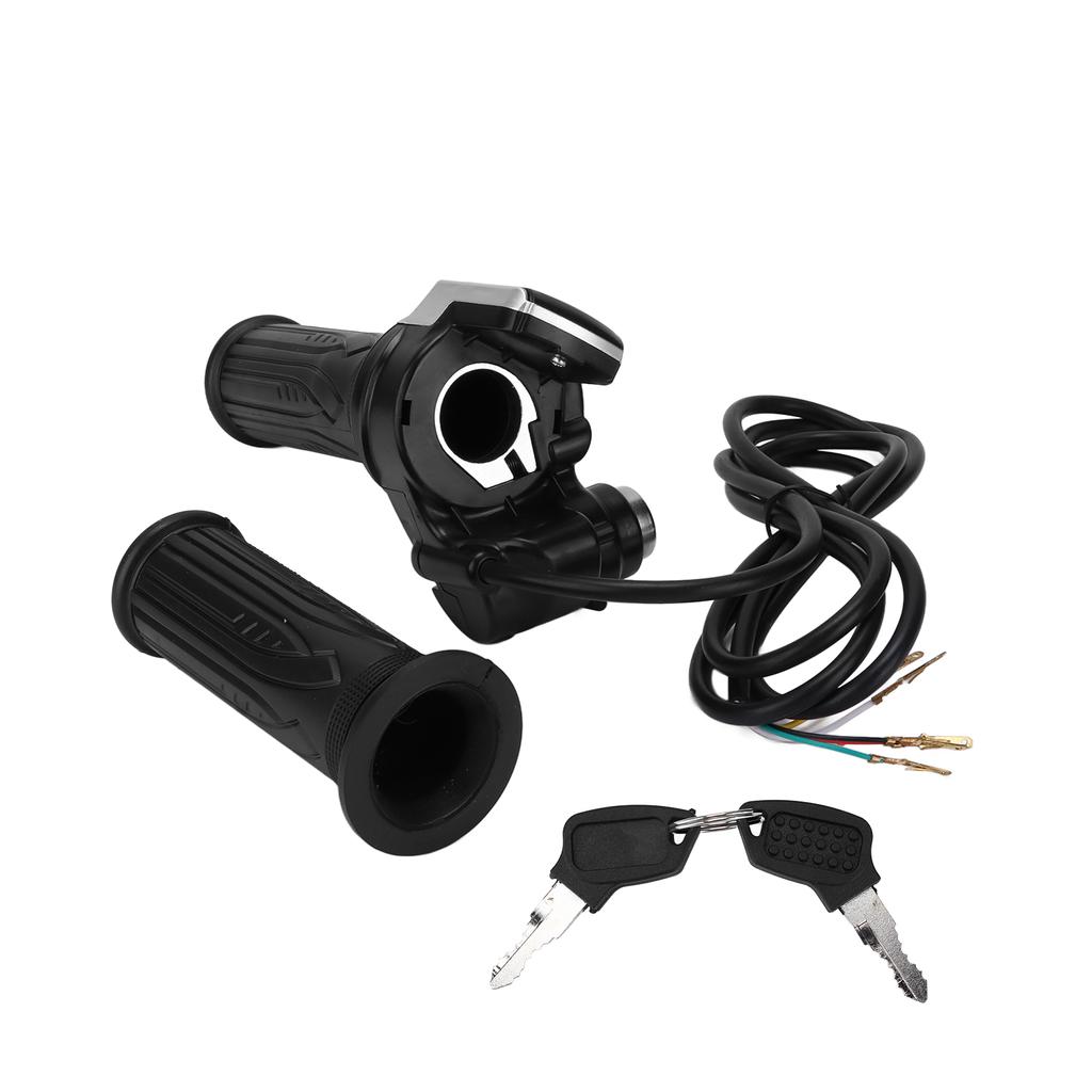 24 В HalfTwist Throttle Grip LED индикатор питания с 2 ключами для электрических велосипедов скутеров