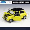 Welly 1/24 MINI COOPER 1300 Модель автомобиля из сплава Литой металл Классический Мини Автомобиль Модель Транспортного средства Симуляция Коллекция Детская Игрушка Подарок