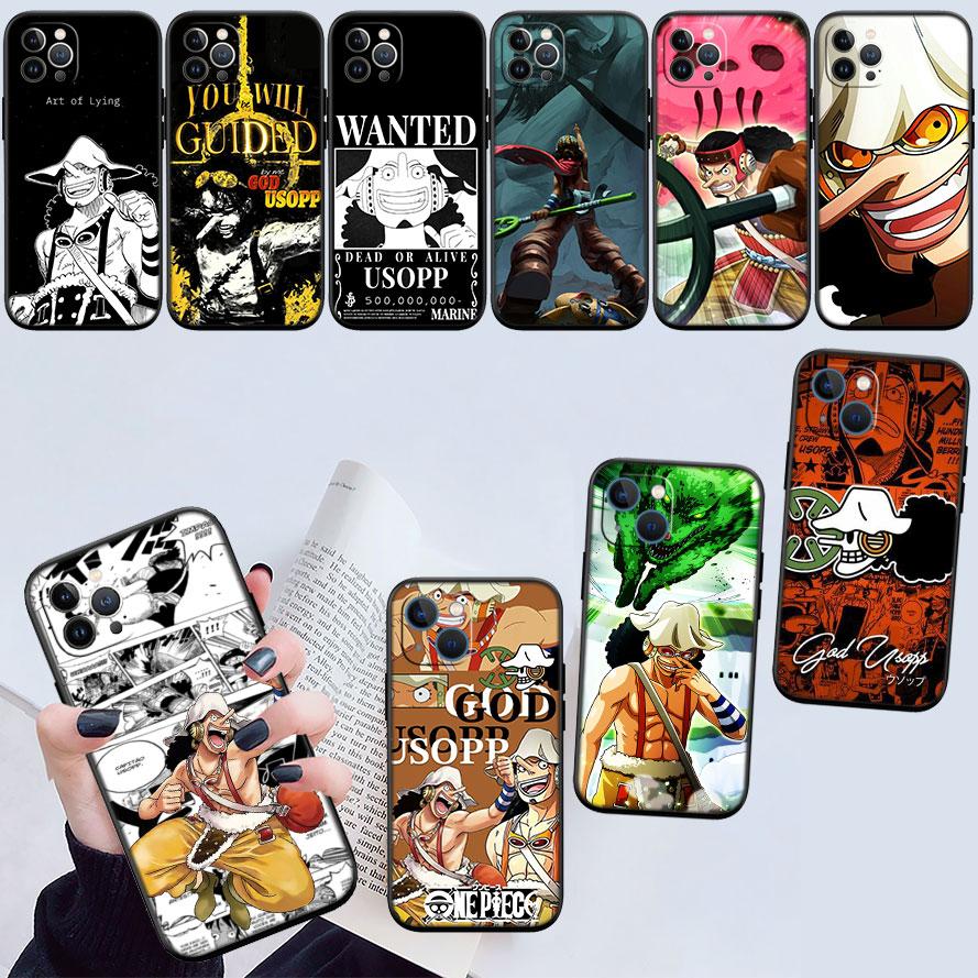 TR26 One Piece GOD Usopp Case for Samsung Galaxy A11 A12 A13 A15 A52S A53 A55 A56 A70 A71 A72 A73 F06 F16 F56 S10 Plus S10e