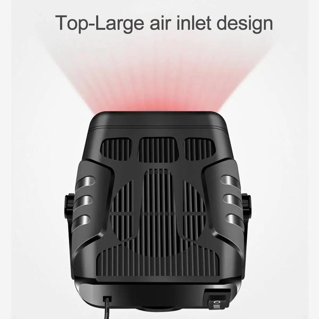 Car Heater Fan 12V 120W Auto Windshield Anti-Fog Electric Heating Dryer Defogging Demister Defroster Portable Windshield Defogging Accessroies