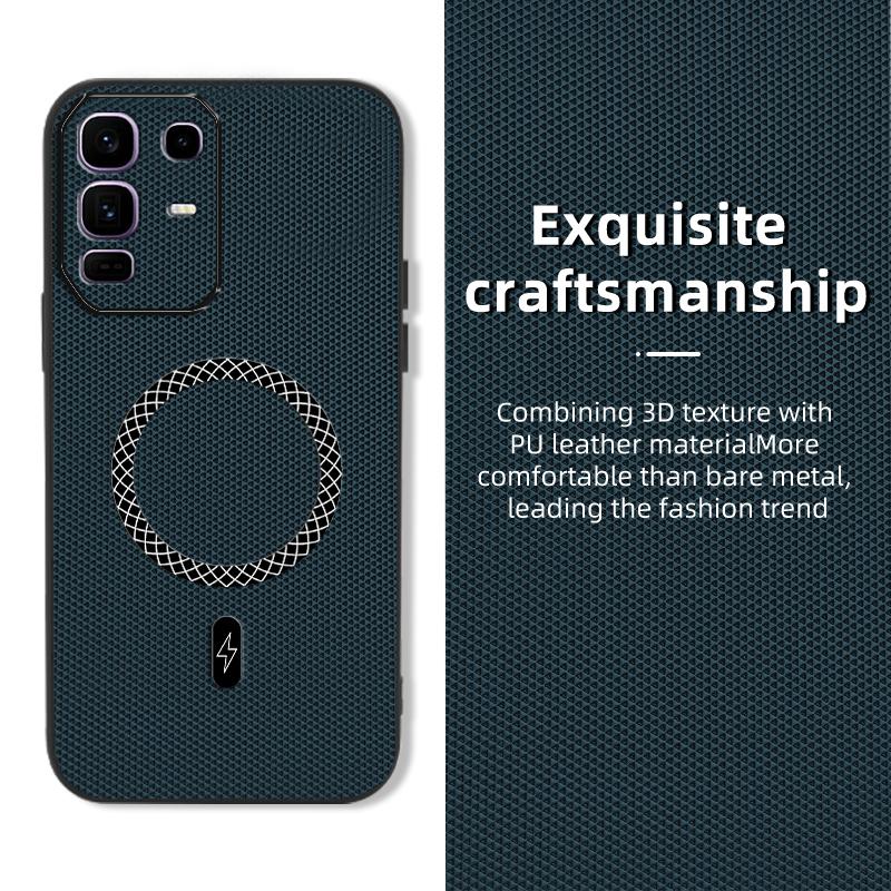 Biruiqu Infinix Note 50 4G Новый Ультратонкий Магнитный Кожаный Ударопоглощающий Защитный Чехол для Телефона