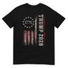Трамп 2028 Голосуй за Дональда Трампа Америка Флаг США Винтажная Футболка