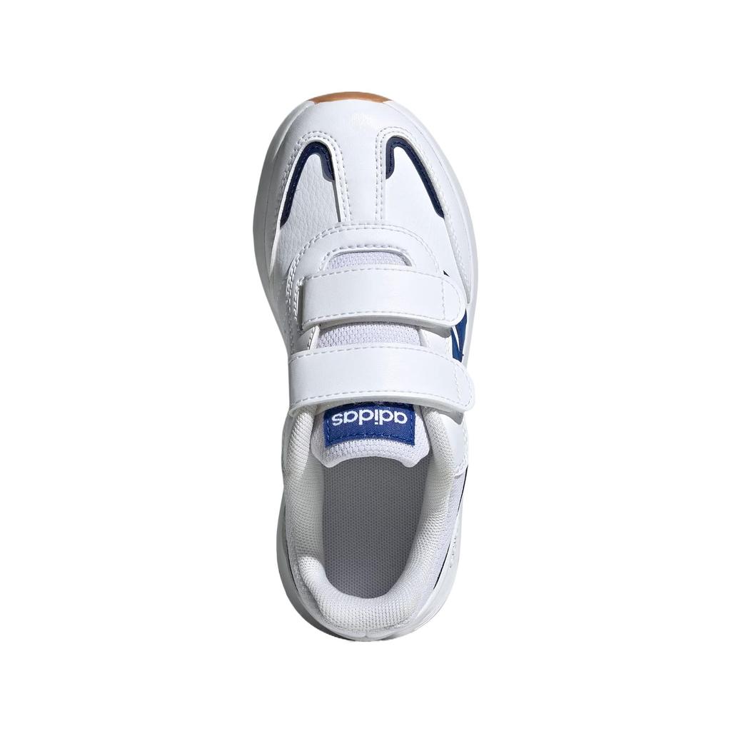 Adidas Tensaurs Switch Cf Comfortable Durable Low Top Casual Shoes Kids Sneakers White Royal-Blue Dark-Blue JH9255