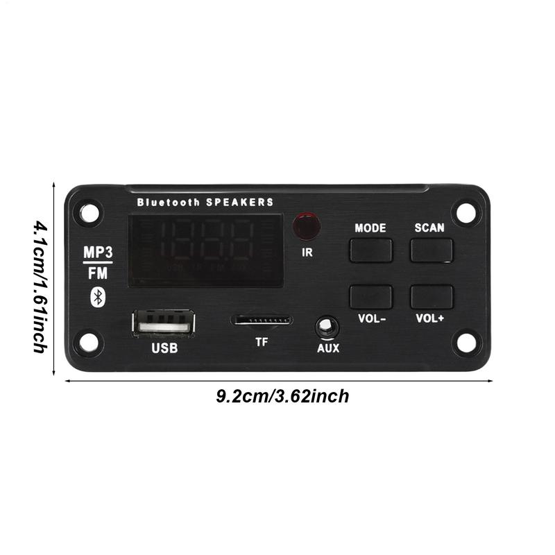 12V Автомобильная плата декодирования MP3 12V Плата декодирования с пультом управления Модуль контроллера Модификация Экран Дисплей Усилитель 5.0 Приемник Для