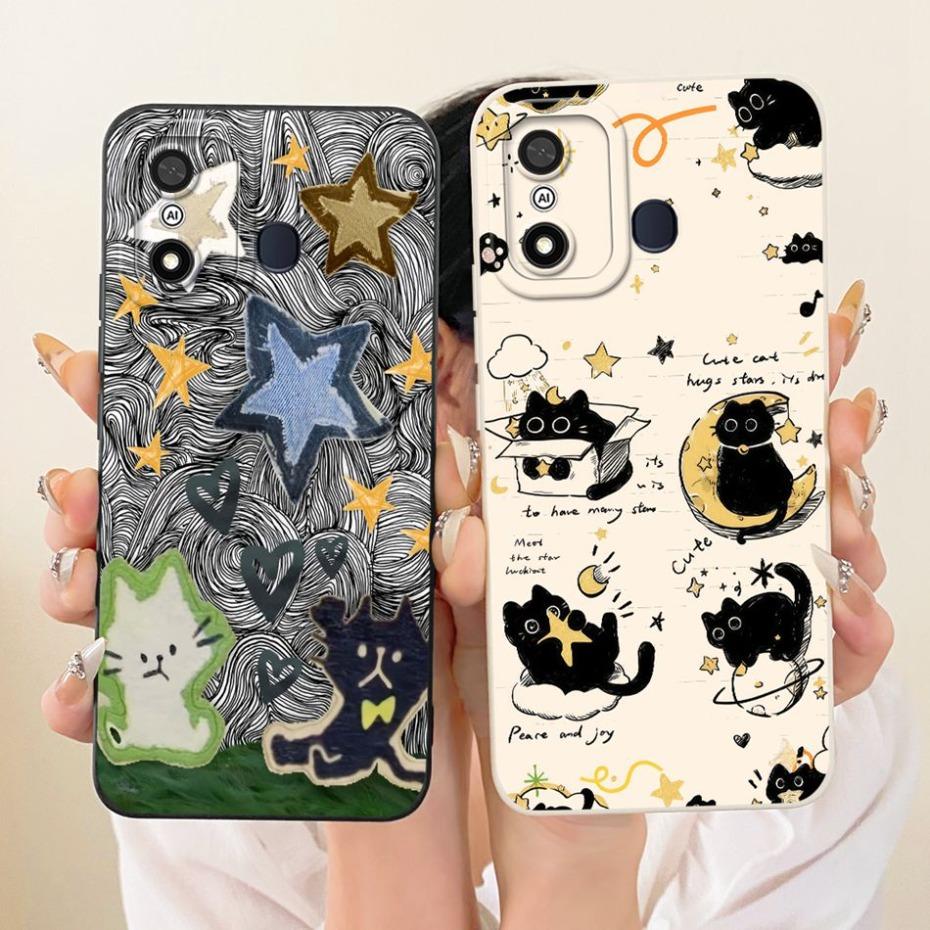 Cute Printed Phone Case For Itel A27 / P17 / A551L Soft Silicone Shockproof Cases For ItelA27 ItelP17 Covers Bumpers