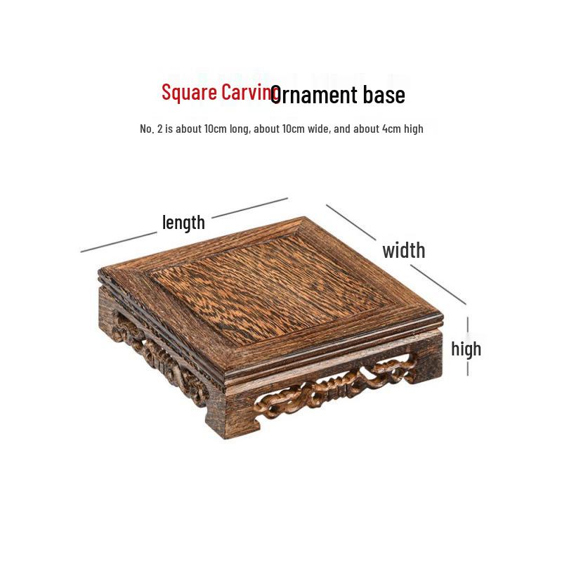 Венге и палисандр основа из массива дерева для поделок: Ваза, Кашпо из камня, Бонсай, Статуэтка Будды, Подставка для чайника