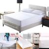 Single/Full/Queen/King Solid Color Fitted Sheets King Size Mattress Protector Bed Cover Bed Sheets Bedsheet Solid Bedspreads 99.99% Waterproof