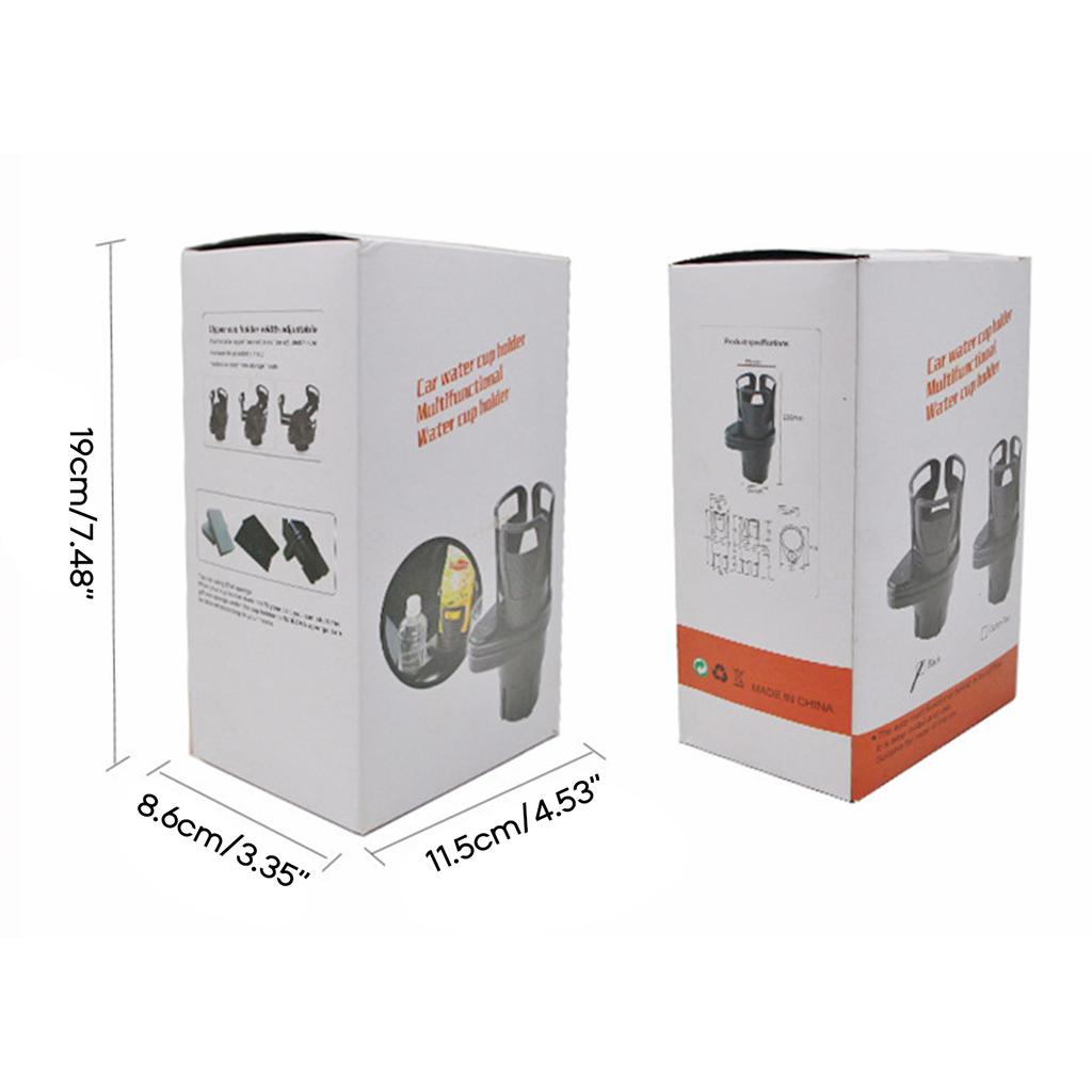 2 In 1 Multifunctional Car Cup Holder Expander Adapter, Car Cup Holder and Organizers for Bottles Cups Drinks