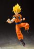 TAMASHII NATIONS Dragon Ball Z Super Saiyan Full Power Son Goku 140 мм окрашенная подвижная фигурка SHFiguarts приблизительно. ПВХ и АБС