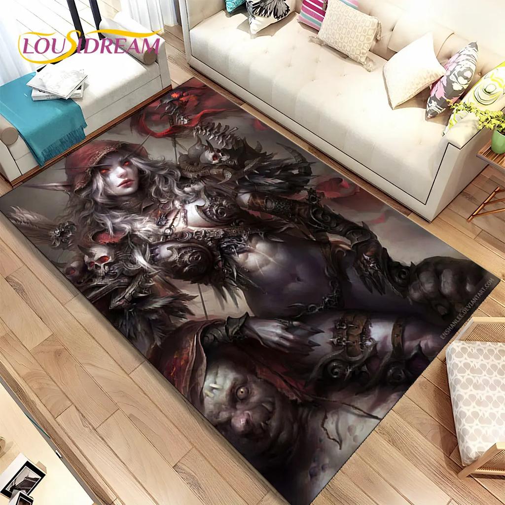 World of Warcraft, WOW, коврик для игрового геймера, коврик для гостиной, спальни, дивана, коврик для украшения, детский нескользящий напольный коврик 3D