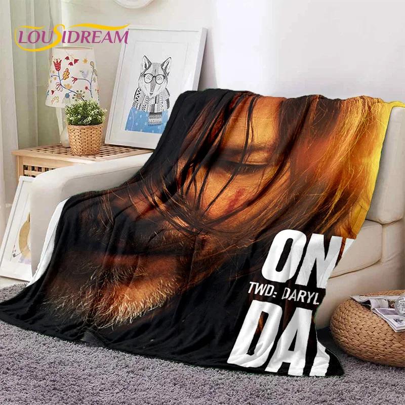 The Walking Dead Lincoln TWD Soft Flannel Blanket for Beds Bedroom Sofa Picnic,Throw Blanket for Cover Outdoors Leisure Nap Gift