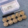 10pcs Nailless Jeans Buttons Removable Pants Pins Durable Repair Kit