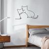 Nordic Abstract Line Art Декоративная настенная вешалка с изображением животных из железа, металлическая настенная подвеска, украшения