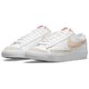 Nike Blazer Low 77 Белые Бледно-Коралловые Женские Кроссовки Черный Ротанг DC4769-106