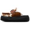 Jordan Air Jordan Mule Abrasion Resistant Closed Toe Slippers Women's Black White Brown Jordan IB1497-001
