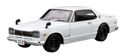 Aoshima Bunka Kyozai Модель автомобиля 26 Nissan KPGC10 Skyline Пластиковая модель (АОСИМА) нет. 1/24 HT2000GT-R '71