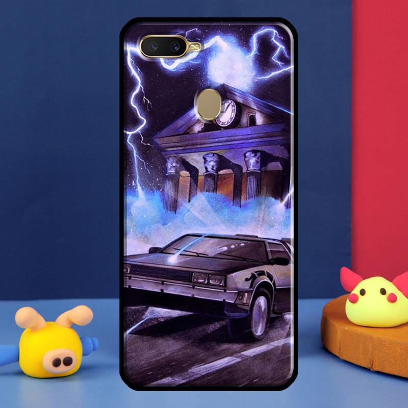 Back To The Future Time Machine For OPPO Find X5 Pro X3 Lite A5 A9 A31 A53 A15 A16 A52 A72 A83 A91 A93 A94 A54 A74 Case