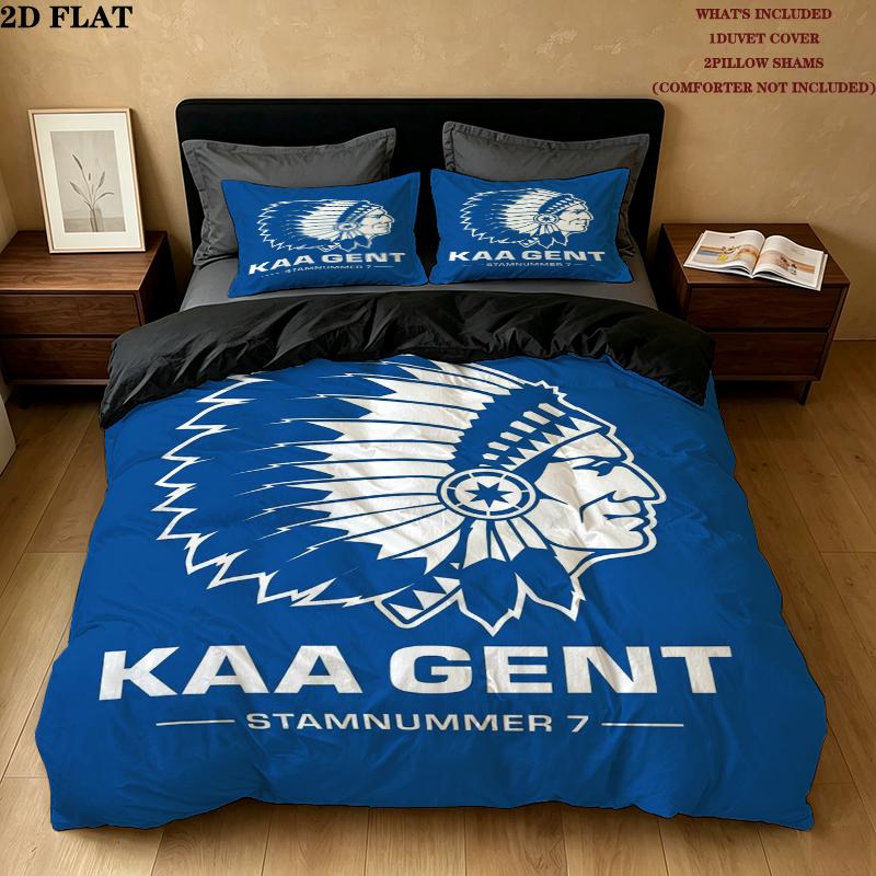 Постельное белье с узором Kaa Gent Комплект одеяла Пододеяльник Наволочка Домашний Декор Подарок на День Рождения (1 * пододеяльник + 2 * наволочка без наполнителя)