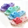 Bathroom Non-slip Slippers Female Summer Home Indoor Bath Quick-drying Soft Bottom Sandals Donut Hollow Leaky Slippers