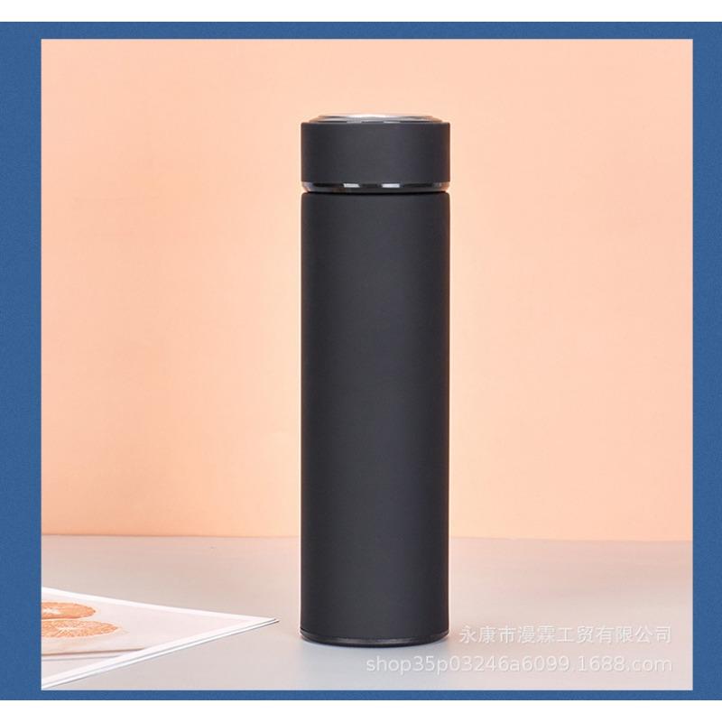 Нержавеющая сталь Бизнес Прямое окрашенное стекло для воды Нержавеющая сталь 304 Вакуумная колба Подарочная чашка