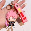 Anime  Keychain PVC Cartoon Cartoon Figure Trunks Son Goku Piccolo Buu Vegeta Figures Key Chain Keyring Bag Decor