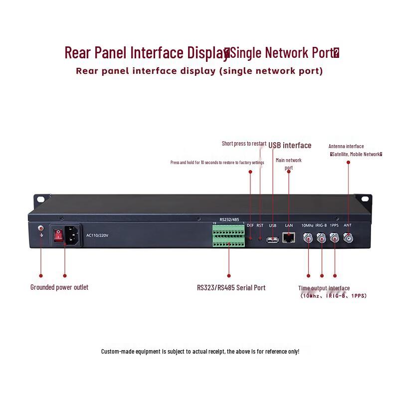 MORLINK Dual-Mode GPS/Beidou PTP NTP Time Synchronization Server